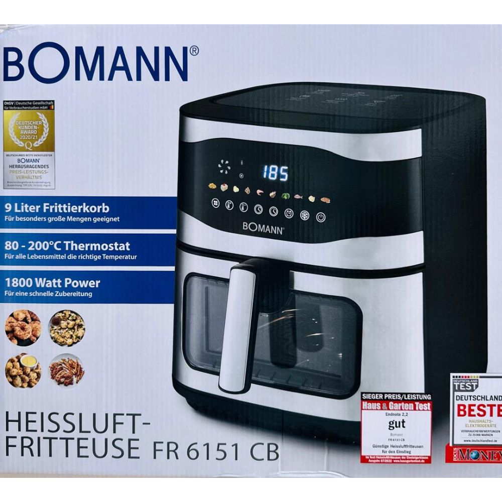 Friteuse À Air Chaud 9L 1800W Avec Minuterie FR 6151 CB