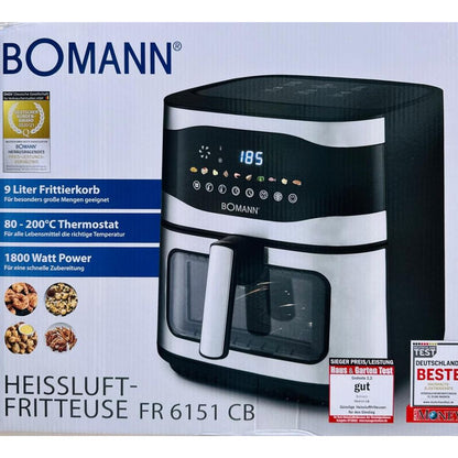Friteuse À Air Chaud 9L 1800W Avec Minuterie FR 6151 CB