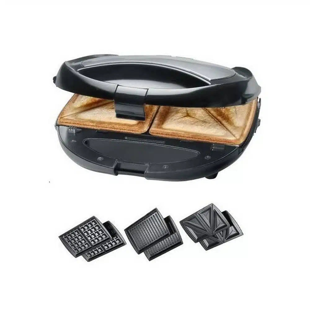 Panineuse et Gaufrier 3en1 650W BOMANN 1364 CB