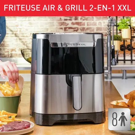 friteuse moulinex air frayer 6.5l 1830w - ez801d10
