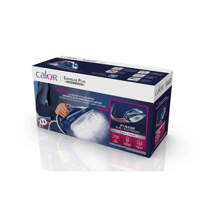 Fer À Repasser À Vapeur 2700W 270mL Easygliss Plus Calor FV5750C0