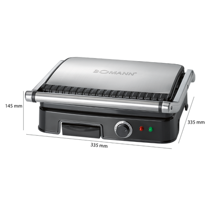 GRILLE VIANDE BOMANN 2000W KG2242CB